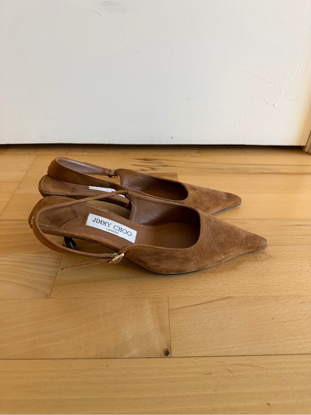 Jimmy Choo Women’s Choo 50mm Amel Suede Pumps - Picture 2 of 6